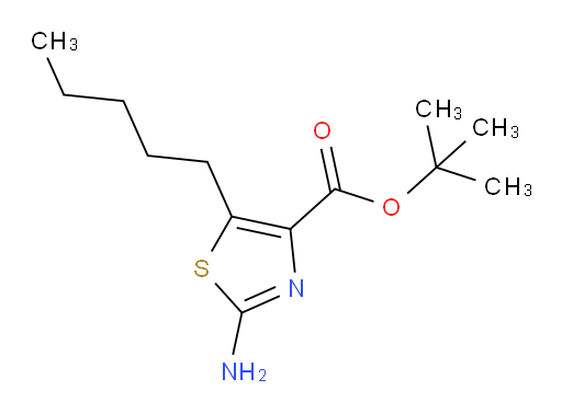 tert-butyl 2-amino-5-pentyl-1,3-thiazole-4-carboxylate