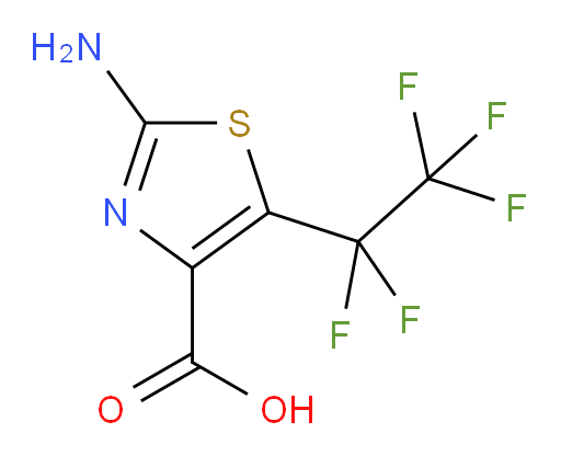 2-amino-5-(pentafluoroethyl)-1,3-thiazole-4-carboxylic acid