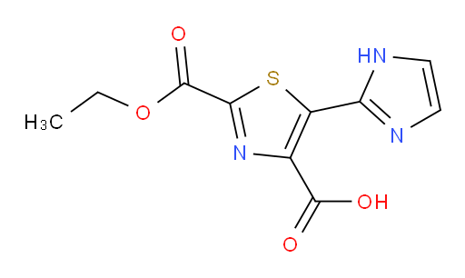 2-(ethoxycarbonyl)-5-(1H-imidazol-2-yl)-1,3-thiazole-4-carboxylic acid