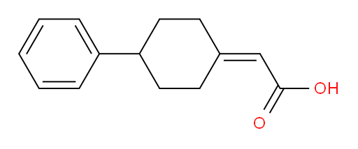 2-(4-phenylcyclohexylidene)acetic acid