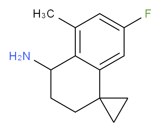 7'-fluoro-5'-methyl-3',4'-dihydro-2'H-spiro[cyclopropane-1,1'-naphthalene]-4'-amine