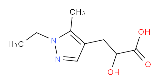 3-(1-ethyl-5-methyl-1H-pyrazol-4-yl)-2-hydroxypropanoic acid
