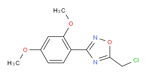 5-(chloromethyl)-3-(2,4-dimethoxyphenyl)-1,2,4-oxadiazole