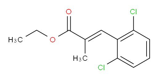 ethyl 3-(2,6-dichlorophenyl)-2-methylprop-2-enoate