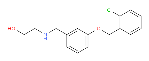 2-[({3-[(2-chlorophenyl)methoxy]phenyl}methyl)amino]ethan-1-ol