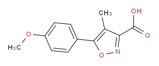 5-(4-methoxyphenyl)-4-methyl-1,2-oxazole-3-carboxylic acid