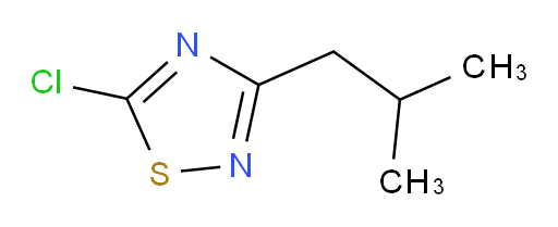 5-chloro-3-(2-methylpropyl)-1,2,4-thiadiazole