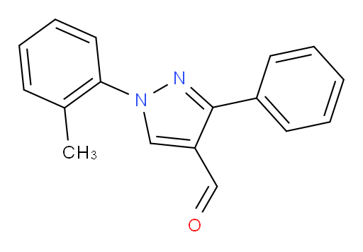 1-(2-methylphenyl)-3-phenyl-1H-pyrazole-4-carbaldehyde