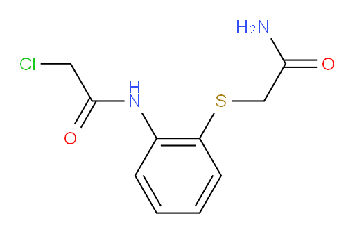 2-{[2-(2-chloroacetamido)phenyl]sulfanyl}acetamide
