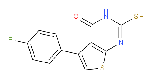 5-(4-fluorophenyl)-2-sulfanyl-3H,4H-thieno[2,3-d]pyrimidin-4-one