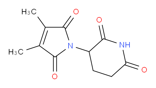 3-(3,4-dimethyl-2,5-dioxo-2,5-dihydro-1H-pyrrol-1-yl)piperidine-2,6-dione