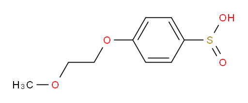 4-(2-methoxyethoxy)benzene-1-sulfinic acid