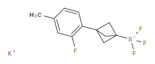 potassium trifluoro[3-(2-fluoro-4-methylphenyl)bicyclo[1.1.1]pentan-1-yl]boranuide
