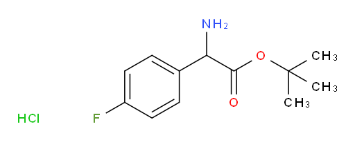 tert-butyl 2-amino-2-(4-fluorophenyl)acetate hydrochloride