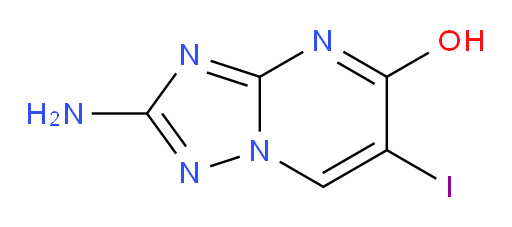 2-amino-6-iodo-[1,2,4]triazolo[1,5-a]pyrimidin-5-ol