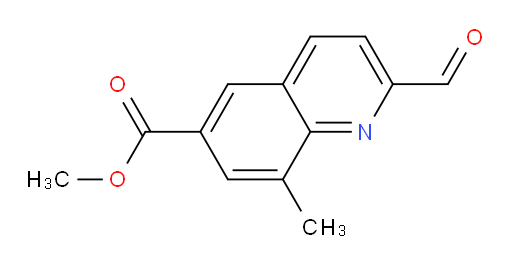 methyl 2-formyl-8-methylquinoline-6-carboxylate