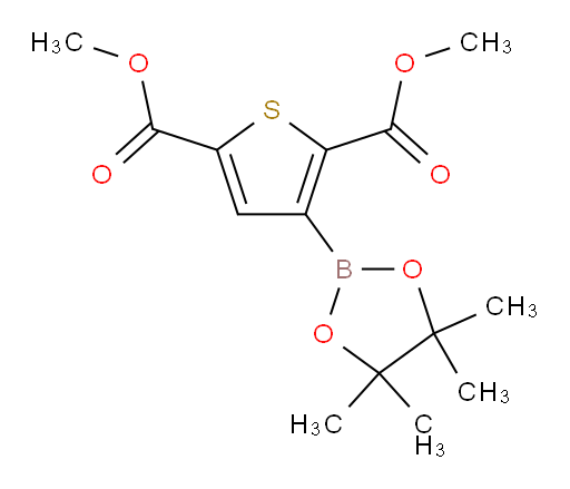 2,5-dimethyl 3-(4,4,5,5-tetramethyl-1,3,2-dioxaborolan-2-yl)thiophene-2,5-dicarboxylate