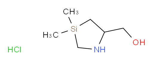 (3,3-dimethyl-1,3-azasilolidin-5-yl)methanol hydrochloride