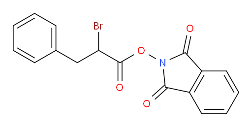 1,3-dioxo-2,3-dihydro-1H-isoindol-2-yl 2-bromo-3-phenylpropanoate