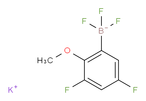 potassium (3,5-difluoro-2-methoxyphenyl)trifluoroboranuide