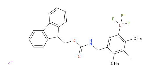 potassium {5-[({[(9H-fluoren-9-yl)methoxy]carbonyl}amino)methyl]-3-iodo-2,4-dimethylphenyl}trifluoroboranuide