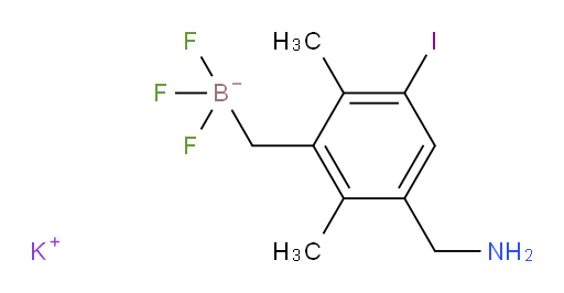 potassium {[3-(aminomethyl)-5-iodo-2,6-dimethylphenyl]methyl}trifluoroboranuide