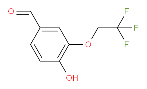 4-hydroxy-3-(2,2,2-trifluoroethoxy)benzaldehyde