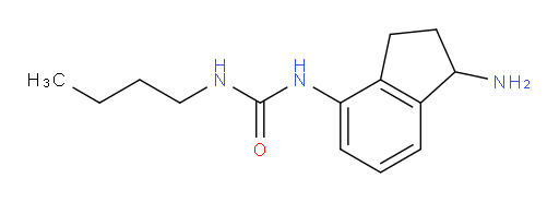 1-(1-amino-2,3-dihydro-1H-inden-4-yl)-3-butylurea