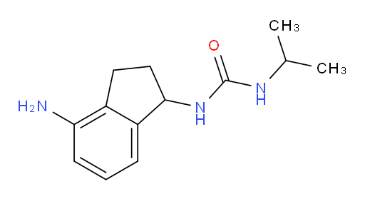 1-(4-amino-2,3-dihydro-1H-inden-1-yl)-3-(propan-2-yl)urea