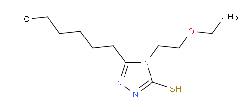 4-(2-ethoxyethyl)-5-hexyl-4H-1,2,4-triazole-3-thiol