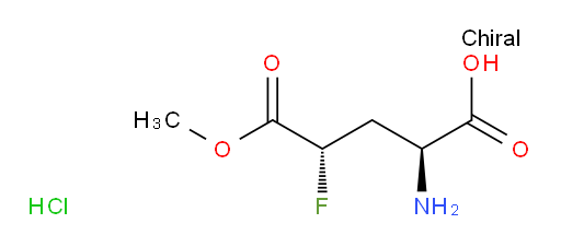 (2S,4S)-2-amino-4-fluoro-5-methoxy-5-oxopentanoic acid hydrochloride