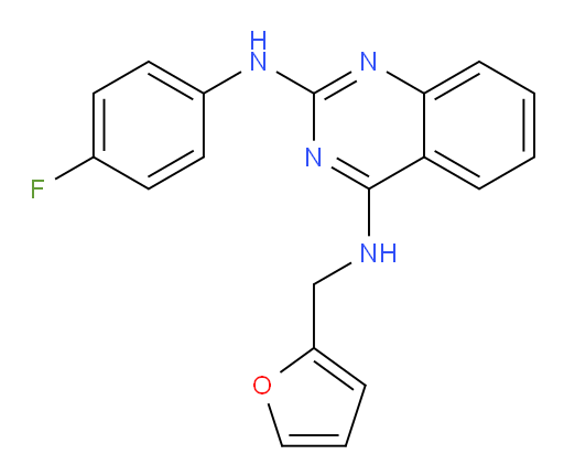 N2-(4-fluorophenyl)-N4-[(furan-2-yl)methyl]quinazoline-2,4-diamine