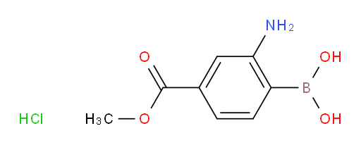 [2-amino-4-(methoxycarbonyl)phenyl]boronic acid hydrochloride
