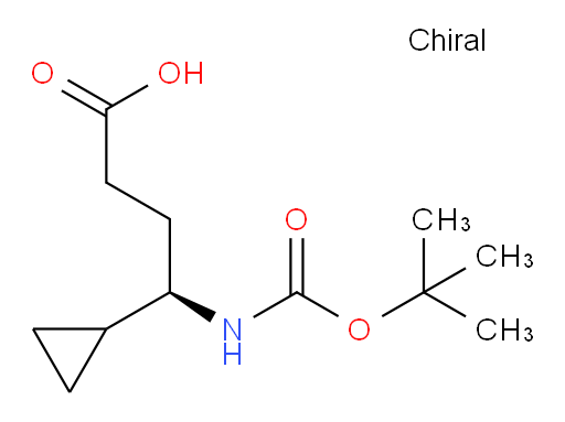 (4R)-4-{[(tert-butoxy)carbonyl]amino}-4-cyclopropylbutanoic acid