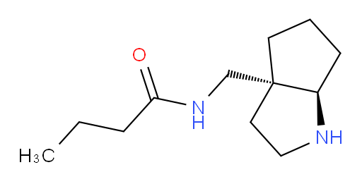 rac-N-{[(3aR,6aR)-octahydrocyclopenta[b]pyrrol-3a-yl]methyl}butanamide