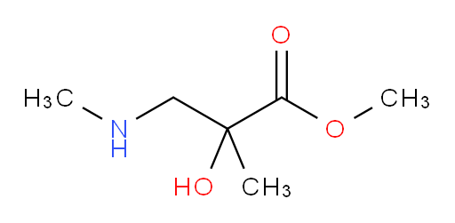 methyl 2-hydroxy-2-methyl-3-(methylamino)propanoate