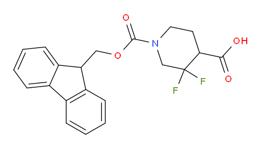 1-{[(9H-fluoren-9-yl)methoxy]carbonyl}-3,3-difluoropiperidine-4-carboxylic acid