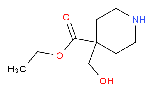 ethyl 4-(hydroxymethyl)piperidine-4-carboxylate