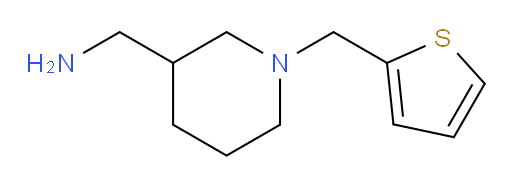 {1-[(thiophen-2-yl)methyl]piperidin-3-yl}methanamine