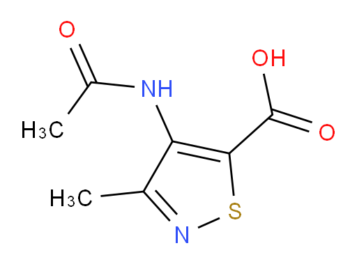 4-acetamido-3-methyl-1,2-thiazole-5-carboxylic acid