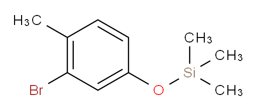 (3-bromo-4-methylphenoxy)trimethylsilane