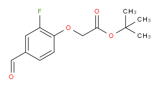 tert-butyl 2-(2-fluoro-4-formylphenoxy)acetate