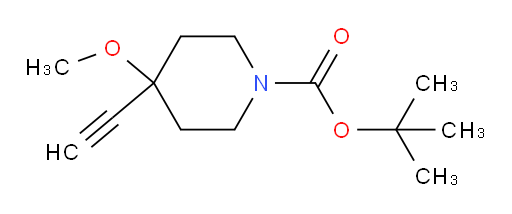 tert-butyl 4-ethynyl-4-methoxypiperidine-1-carboxylate