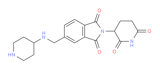 2-(2,6-dioxopiperidin-3-yl)-5-{[(piperidin-4-yl)amino]methyl}-2,3-dihydro-1H-isoindole-1,3-dione