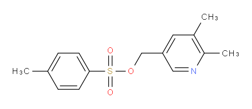 (5,6-dimethylpyridin-3-yl)methyl 4-methylbenzene-1-sulfonate