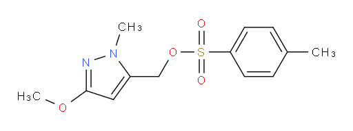 (3-methoxy-1-methyl-1H-pyrazol-5-yl)methyl 4-methylbenzene-1-sulfonate