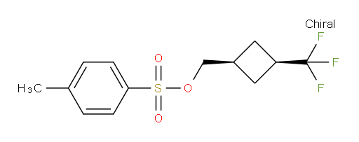 [(1s,3s)-3-(trifluoromethyl)cyclobutyl]methyl 4-methylbenzene-1-sulfonate
