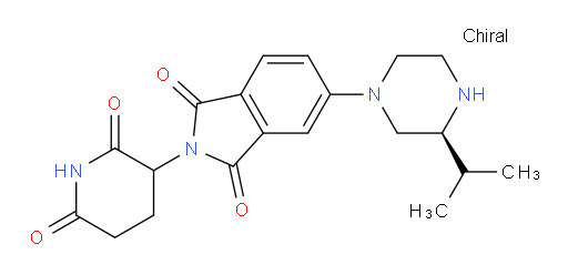 2-(2,6-dioxopiperidin-3-yl)-5-[(3S)-3-(propan-2-yl)piperazin-1-yl]-2,3-dihydro-1H-isoindole-1,3-dione