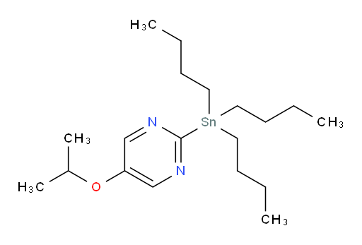 5-(propan-2-yloxy)-2-(tributylstannyl)pyrimidine