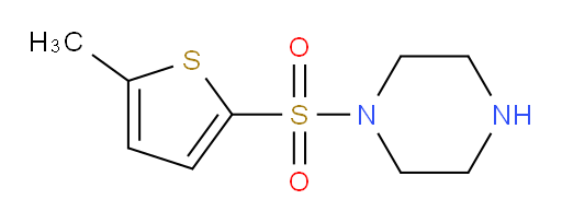 1-[(5-methylthiophen-2-yl)sulfonyl]piperazine